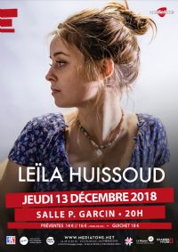 Leïla Huissoud. Le jeudi 13 décembre 2018 à Lyon. Rhone.  20H00